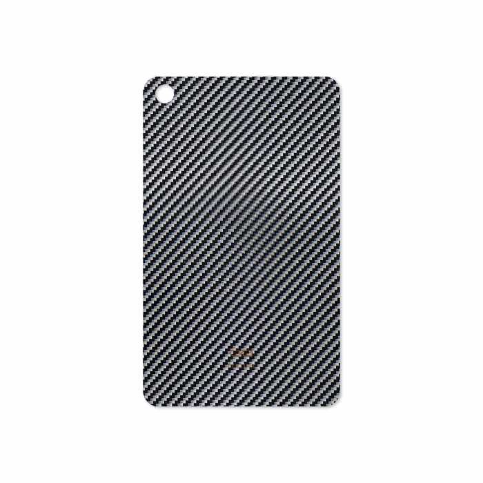 برچسب پوششی ماهوت مدل Glossy-Silver-Fiber مناسب برای تبلت شیائومی Mi Pad 4 2018