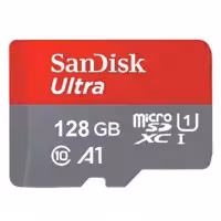 کارت حافظه microSDXC سن دیسک مدل Ultra A1 کلاس 10 استاندارد UHS I سرعت 120MBps ظرفیت 128 گیگابایت