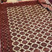 فرش 12 متری دستبافت ترکمن اعلا، چله ابریشم ،ارسال رایگان، طرح کجاوه