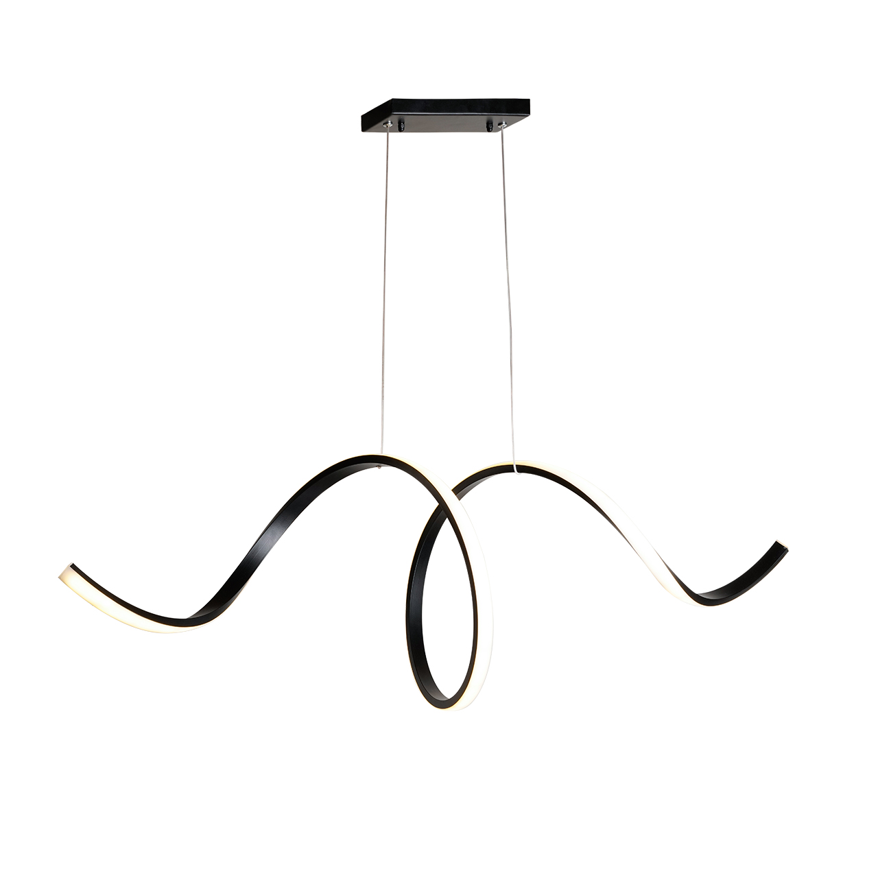 لوستر آویز چشمه نور کد LB6362/1BK