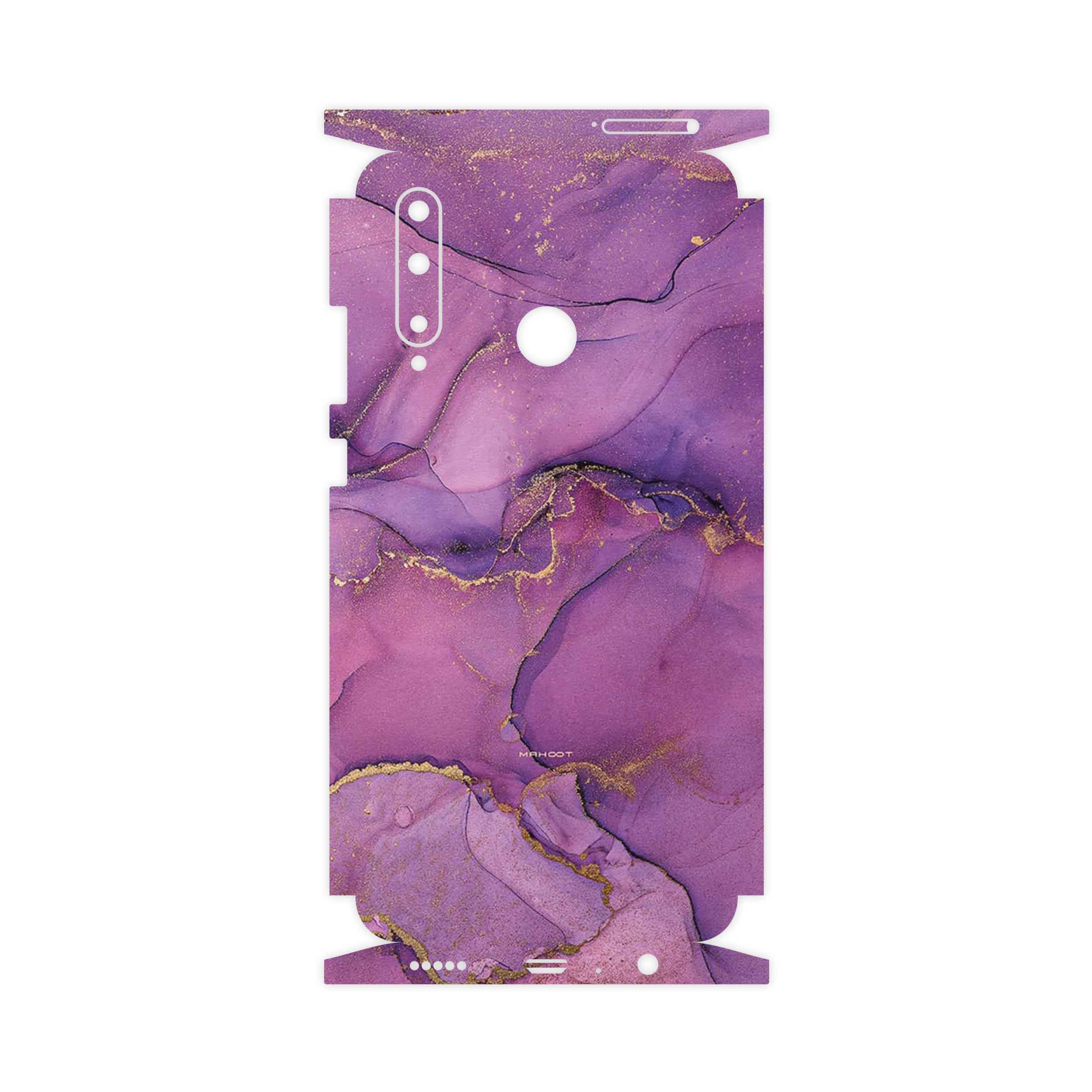 برچسب پوششی ماهوت مدل Purple Marble-FullSkin مناسب برای گوشی موبایل آنر 20 Lite