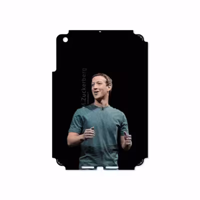 برچسب پوششی ماهوت مدل Mark Zuckerberg مناسب برای تبلت اپل iPad mini 2012 A1432