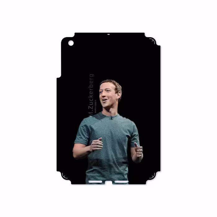 برچسب پوششی ماهوت مدل Mark Zuckerberg مناسب برای تبلت اپل iPad mini 2012 A1432