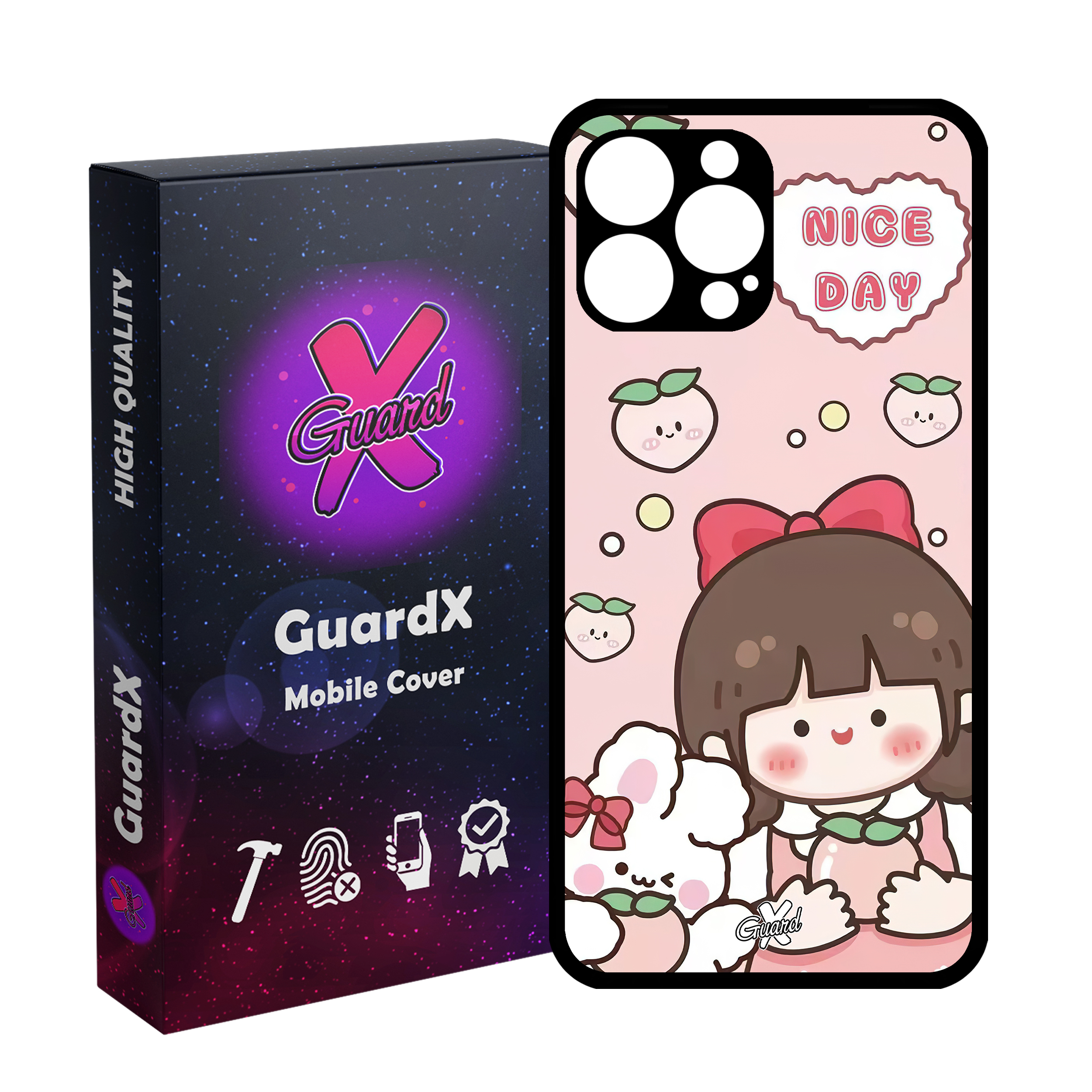 کاور گارد ایکس طرح دختر مدل Glass10522 مناسب برای گوشی موبایل اپل iPhone 13 Pro Max