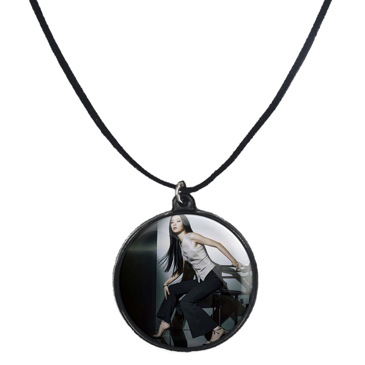 گردنبند پرمانه طرح red velvet کد pmb.12375 مدل دو طرفه