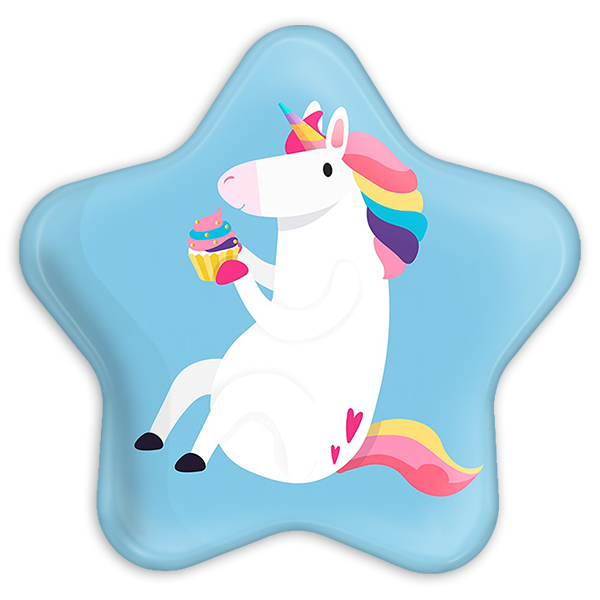 پیکسل خندالو طرح اسب تک شاخ مدل ستاره ای کد 1086