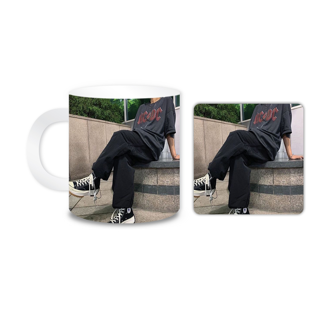 ماگ مدل آل استار کد 1177 به همراه زیر لیوانی