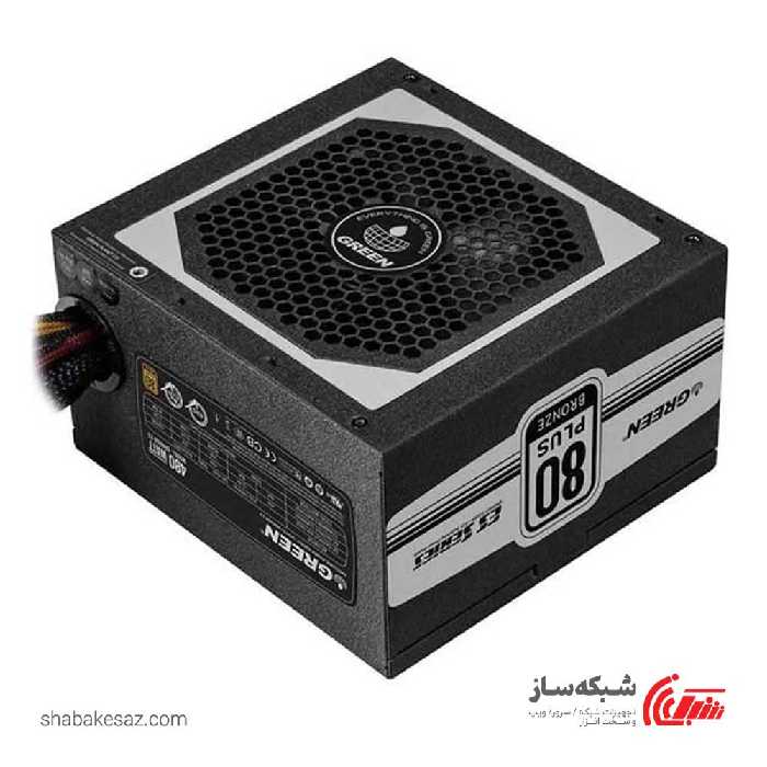 قیمت منبع تغذیه کامپیوتر گرین Green GP480A-ES - شبکه ساز