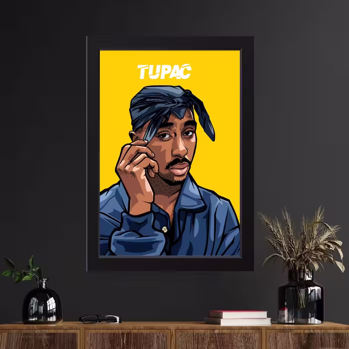 تابلو مدل Tupac توپاک کد m2584-w