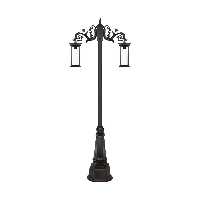 چراغ دو شاخه پارکی و حیاطی بیتانور مدل درتا بلند کد 482421B-96202