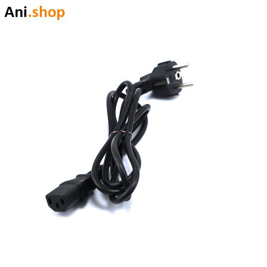 کابل برق سه پین منبع تغذیه کامپیوتر طول 1.8 متر