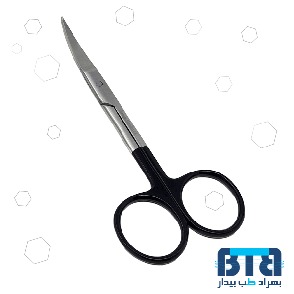 قیچی ژوزف دسته مشکی 14cm