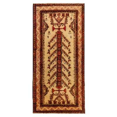 فرش دستبافت دو و نیم متری مدل نقشه بلوچ  کد 72.978