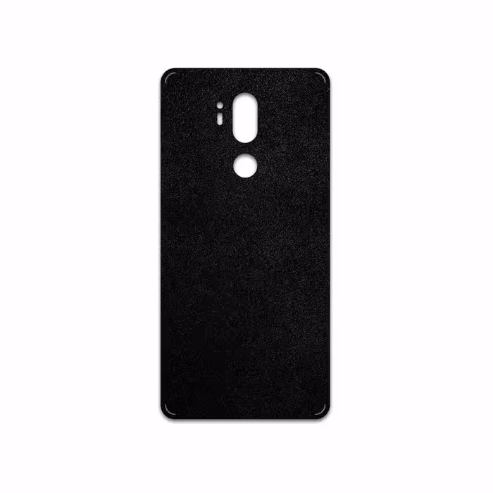 برچسب پوششی ماهوت مدل Black-Chamois-Leather مناسب برای گوشی موبایل ال جی G7 PLUS THINQ