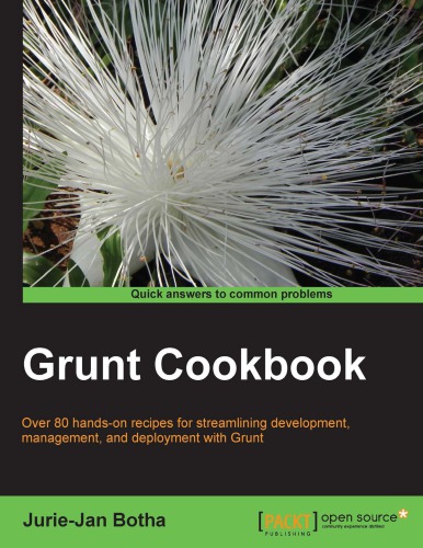 خرید و دانلود نسخه کامل کتاب Grunt Cookbook