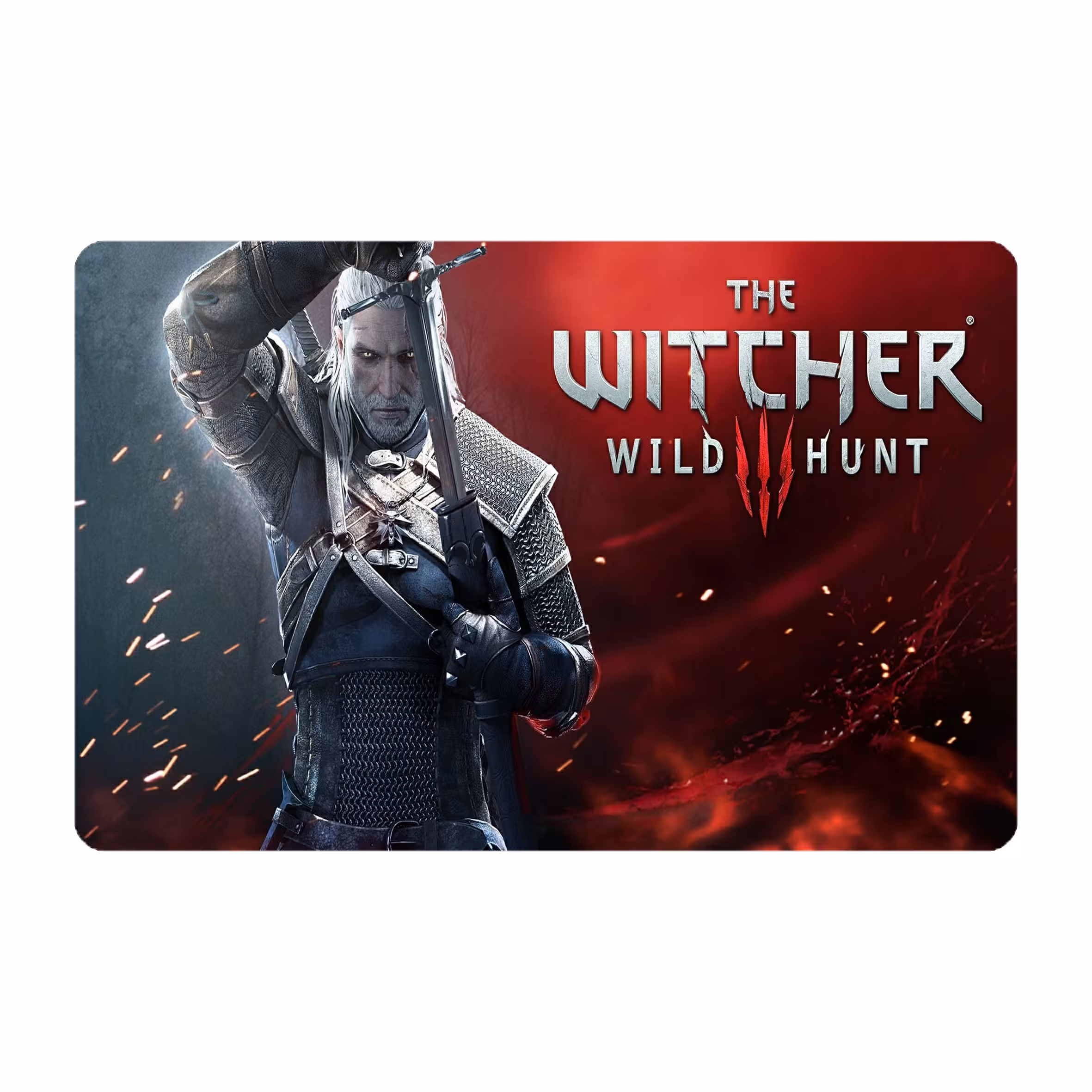 ماوس پد طرح ویتچر وایلد هانت -the witcher wild hunt مدل mpb276