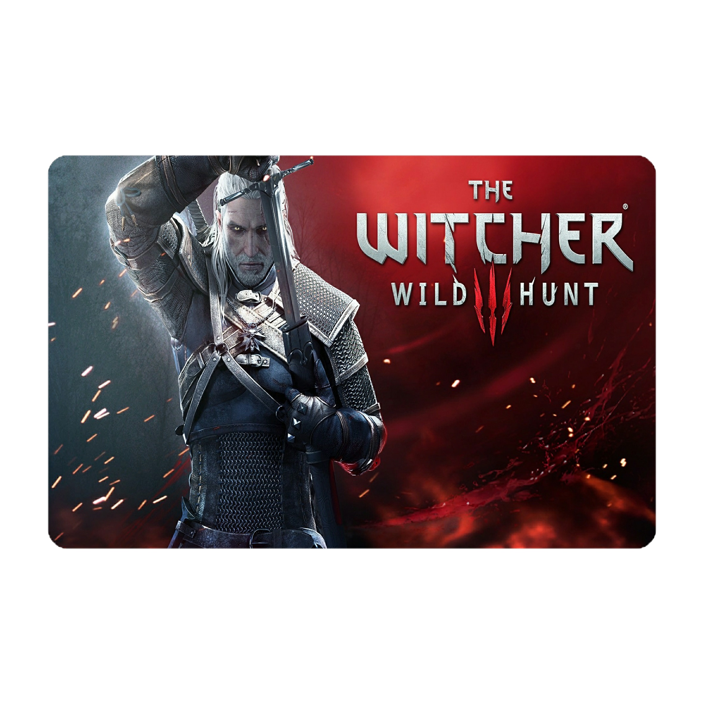 ماوس پد طرح ویتچر وایلد هانت -the witcher wild hunt مدل mpb276