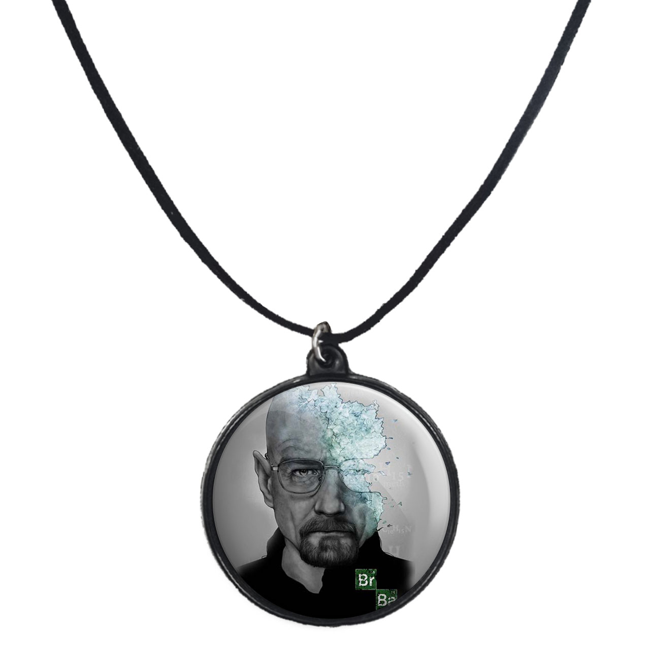 گردنبند پرمانه طرح بریکینگ بد کد pmb.7538 مدل دو طرفه