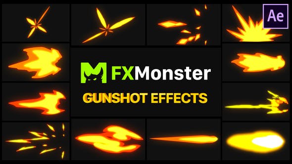 دانلود Gunshot Effects افتر افکت