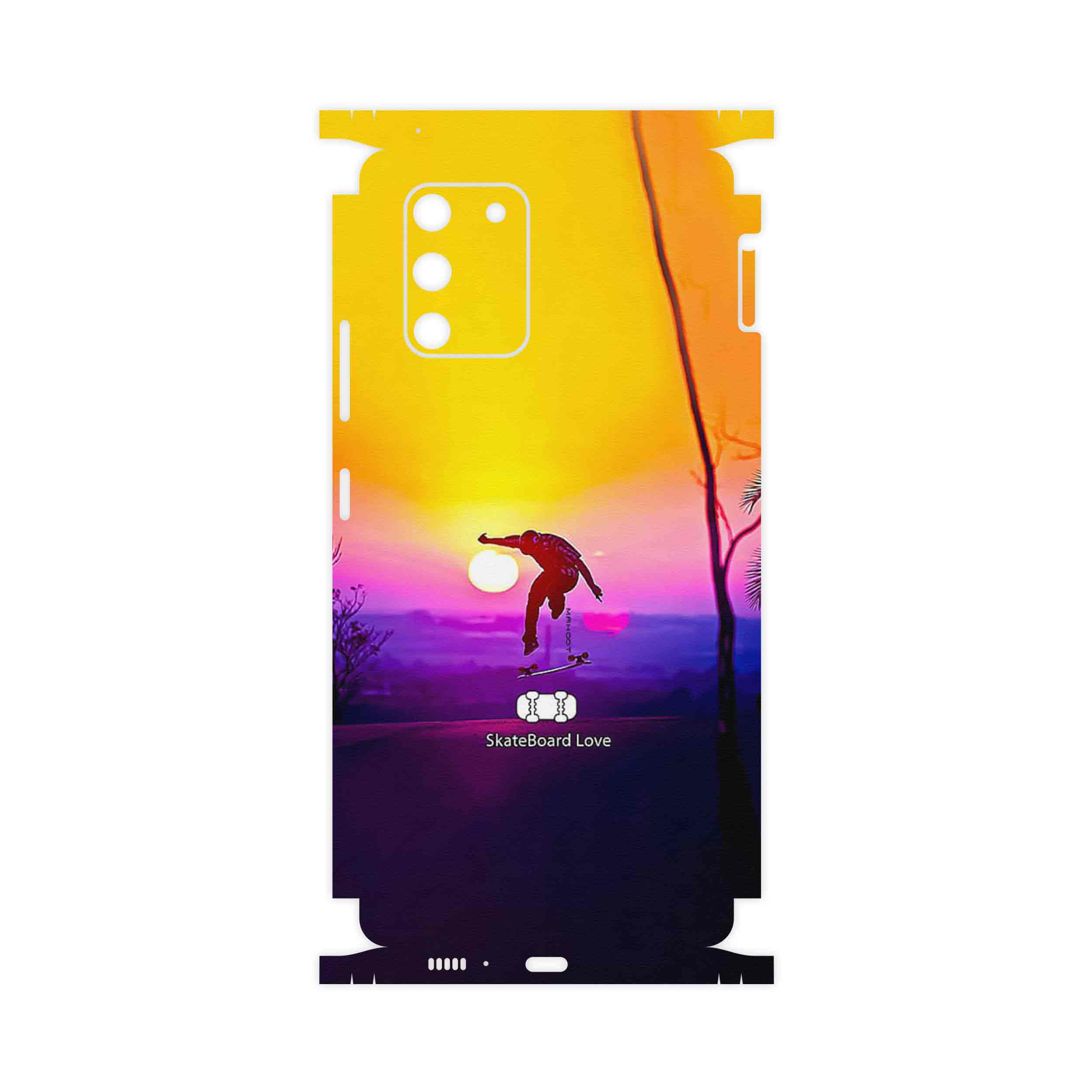 برچسب پوششی ماهوت مدل Skateboard-FullSkin مناسب برای گوشی موبایل سامسونگ Galaxy S10 Lite