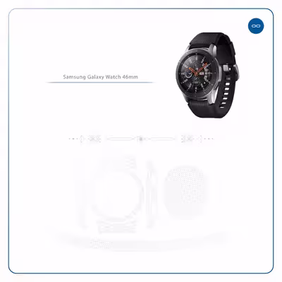 برچسب ماهوت طرح Cloud-Transparent مناسب برای ساعت هوشمند سامسونگ Galaxy Watch 46mm
