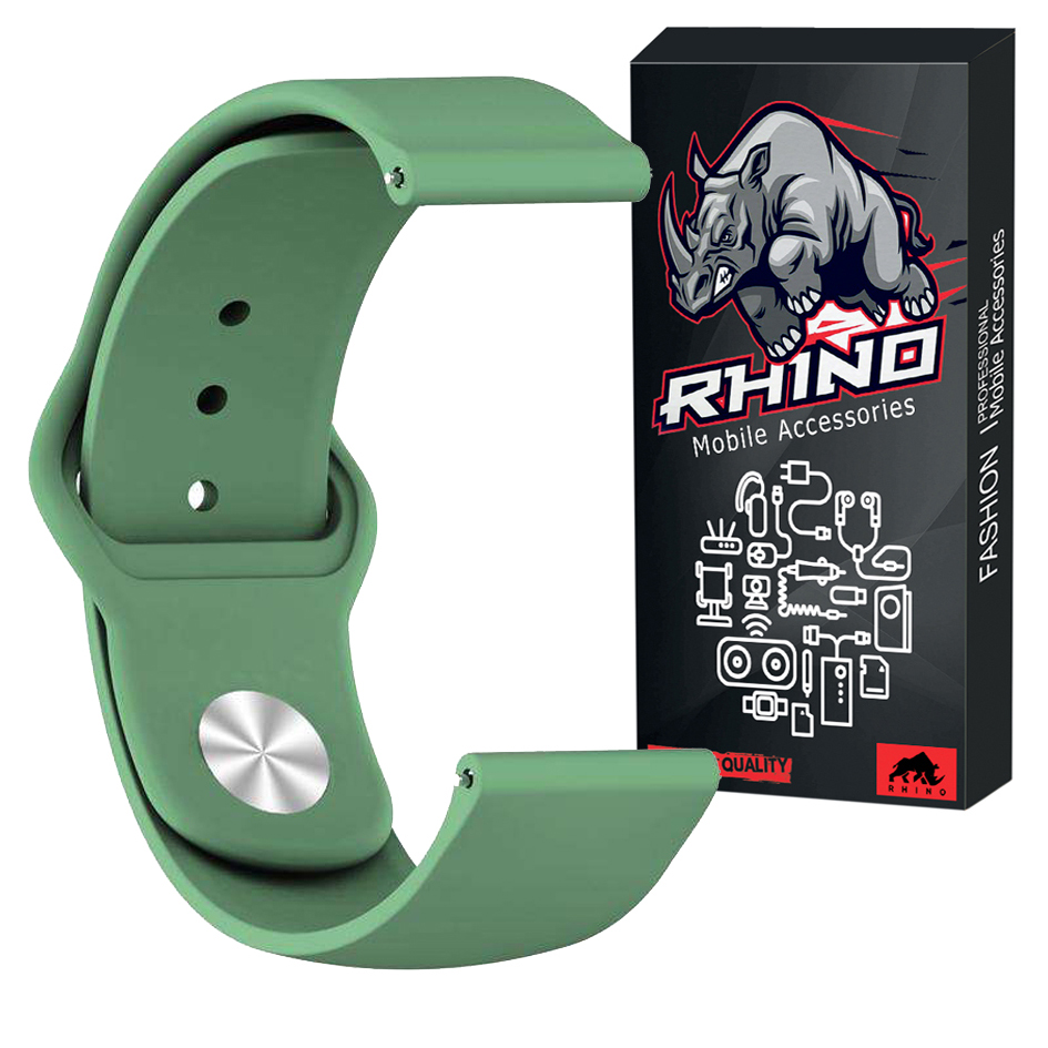 بند راینو مدل R-Silicon مناسب برای ساعت هوشمند شیائومی Amazfit Bip / Bip Pace Lite