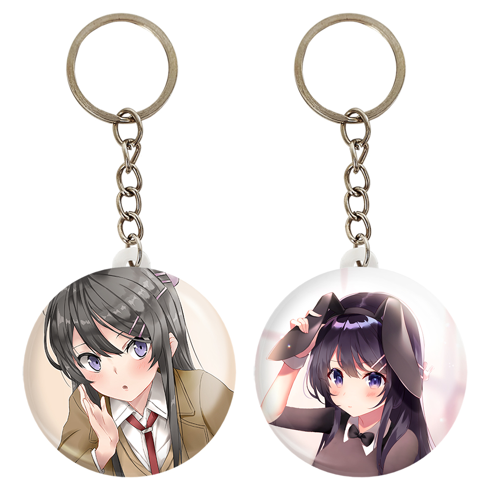 جاکلیدی خندالو مدل مای انیمه بانی گرل سنپای کد 1641116417 مجموعه 2 عددی