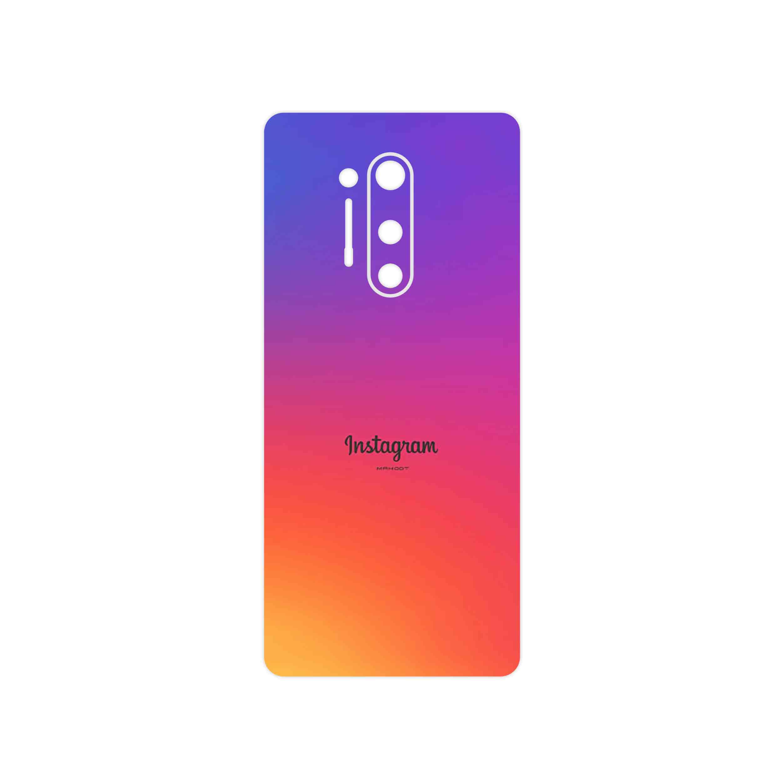 برچسب پوششی ماهوت مدل Instagram مناسب برای گوشی موبایل وان پلاس 8 Pro