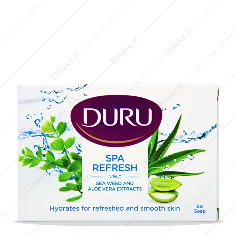 مشخصات، قیمت و خرید صابون جلبک دریایی و عصاره آلوئه ورا مدل SPA REFRESH دورو 120 گرم - دکتر لوکس