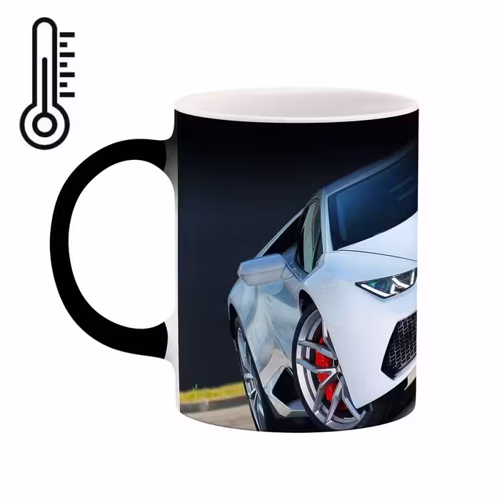ماگ حرارتی طرح ماشین lamborghini huracan مدل mgph15560