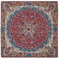 رومیزی ترمه رضایی طرح میترا مدل مربع 