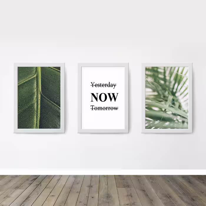 تابلو مدل leaves مجموعه 3 عددی
