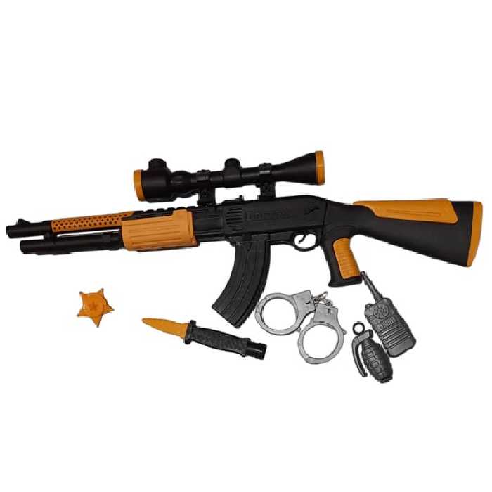 ست تفنگ بازی مدل مسلسل سوپر کماندو