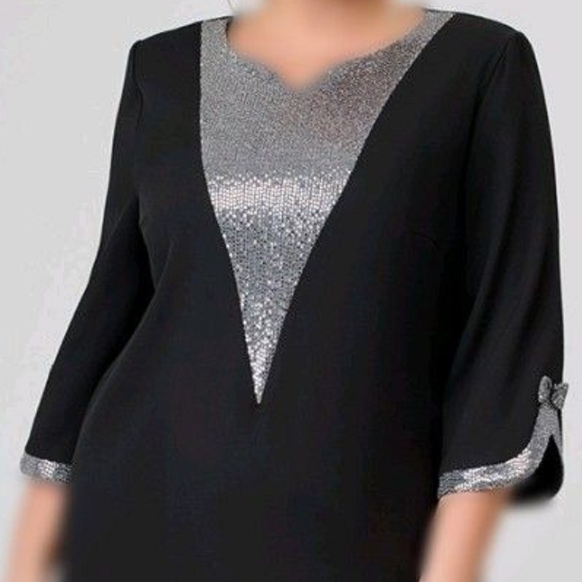 تونیک مجلسی سایز بزرگ شیک    سایز 44 تا 60
