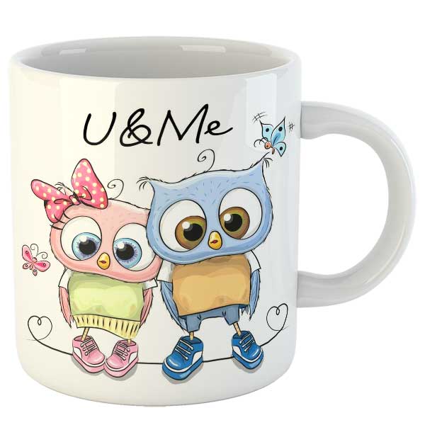 ماگ طرح جغد کد 04