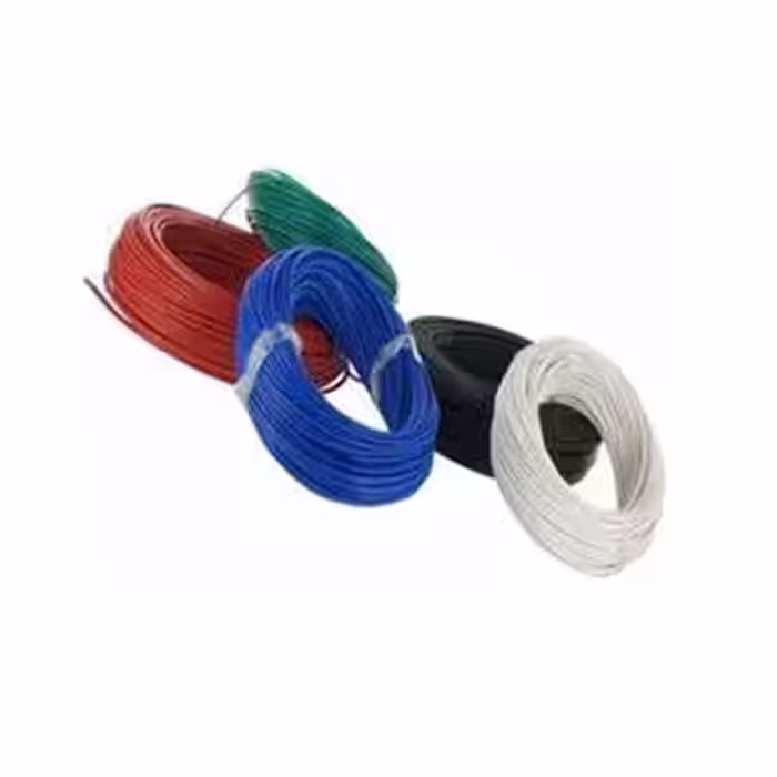 سیم افشان تک رشته زرد سایز 0.25