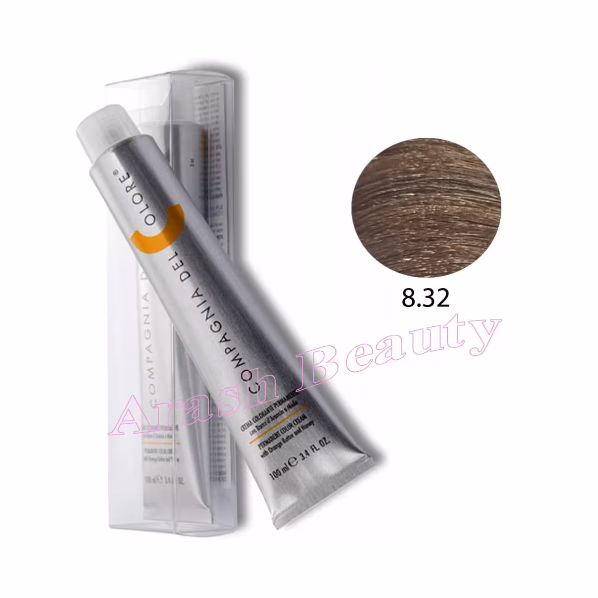 رنگ مو سی دی سی شماره 8.32 بلوند بژ روشن CDC