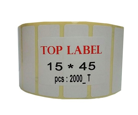 لیبل حرارتی تاپ لیبل 45x15