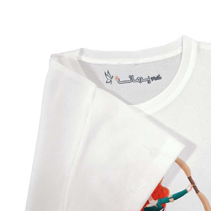 تی شرت بچگانه پرمانه طرح انیمیشن دلیر کد pmt.3848