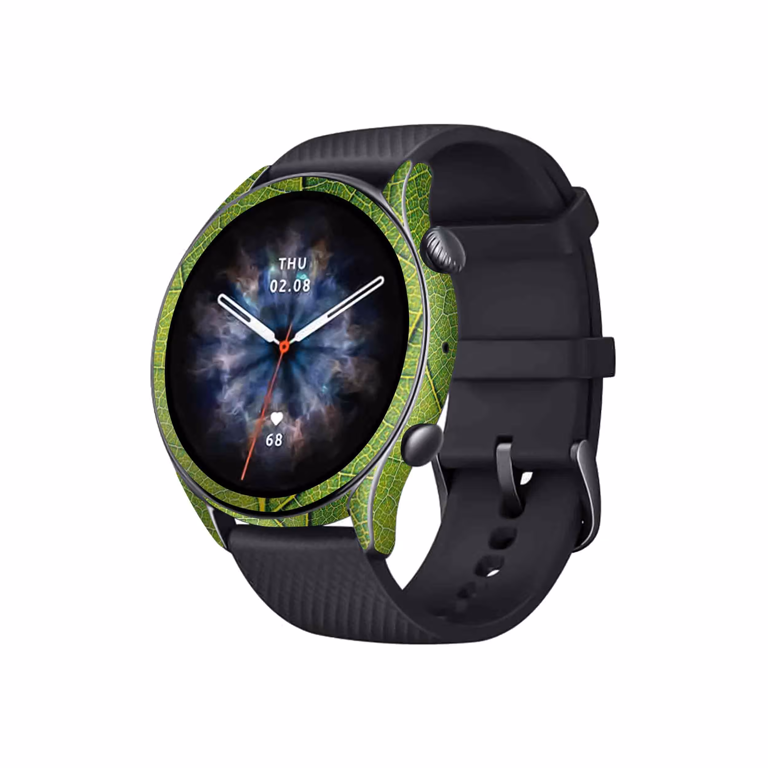 برچسب ماهوت طرح Leaf_Texture مناسب برای ساعت هوشمند شیائومی Amazfit GTR 3 Pro