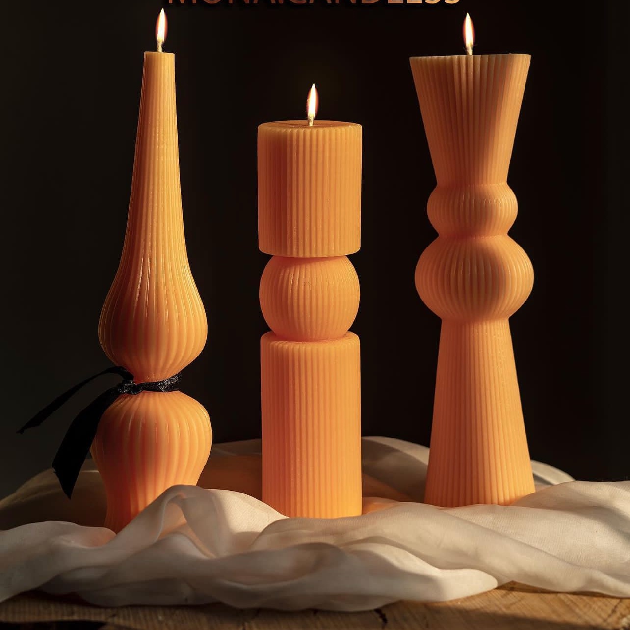 ست سه عددی شمع استوانه