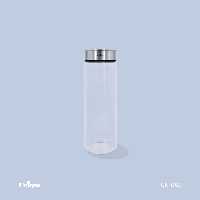 بانکه شیشه ای درب استیل 29 سانت یونیک کد محصول: UN-1700