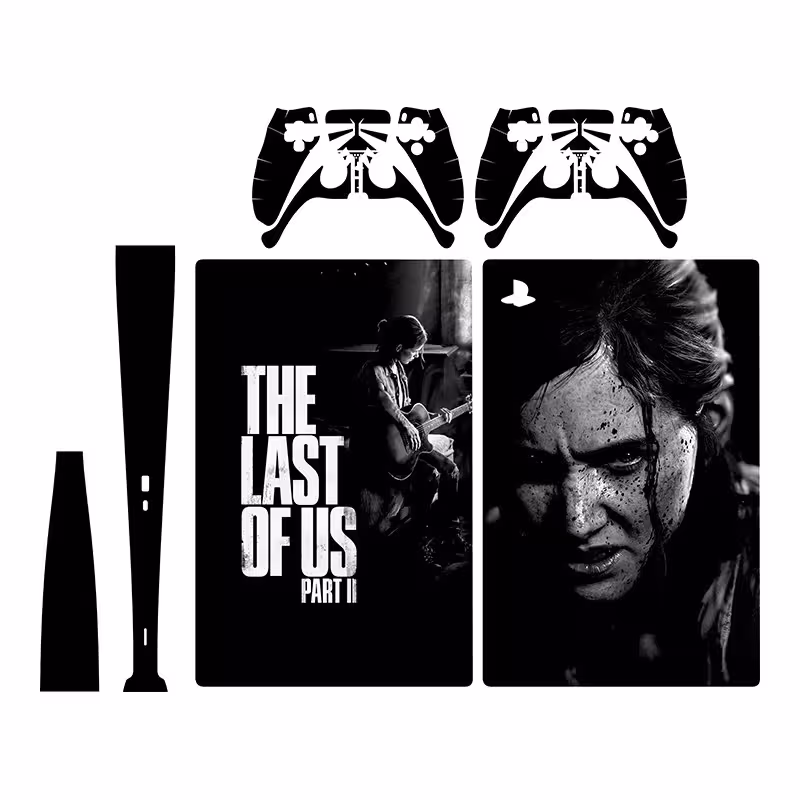 اسکین(برچسب)Playstation 5-مدل دیجیتال -طرحlast of us -کد1-سفارشی