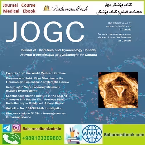 Journal of Obstetrics and Gynaecology Canada 2020-2024 Full