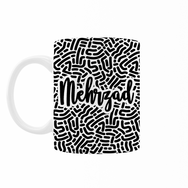 ماگ رژارت مدل اسم مهرزاد