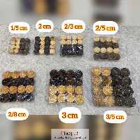 اطلاعات ، قیمت و خرید مهره تخته نرد چوبی | همه سایز ها | قیمت عمده کد TNS33