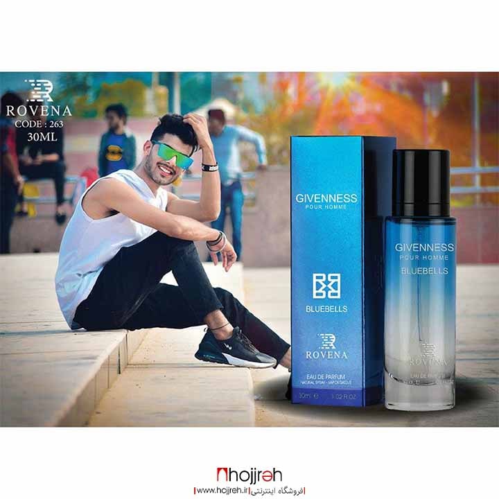 اطلاعات ، قیمت و خرید عطر ادکلن مردانه جیونس بلوبلز جیوانچی بلولیبل روونا (Rovena Givenness Bluebells) 30 میل کد R749