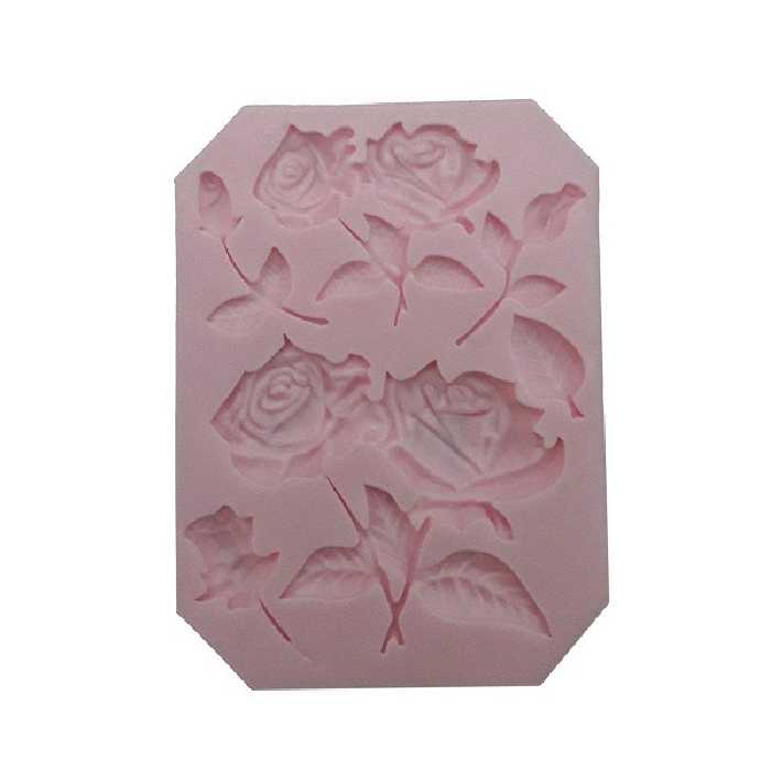 سیلیکون قالب گیری به گز مدل Rose flower