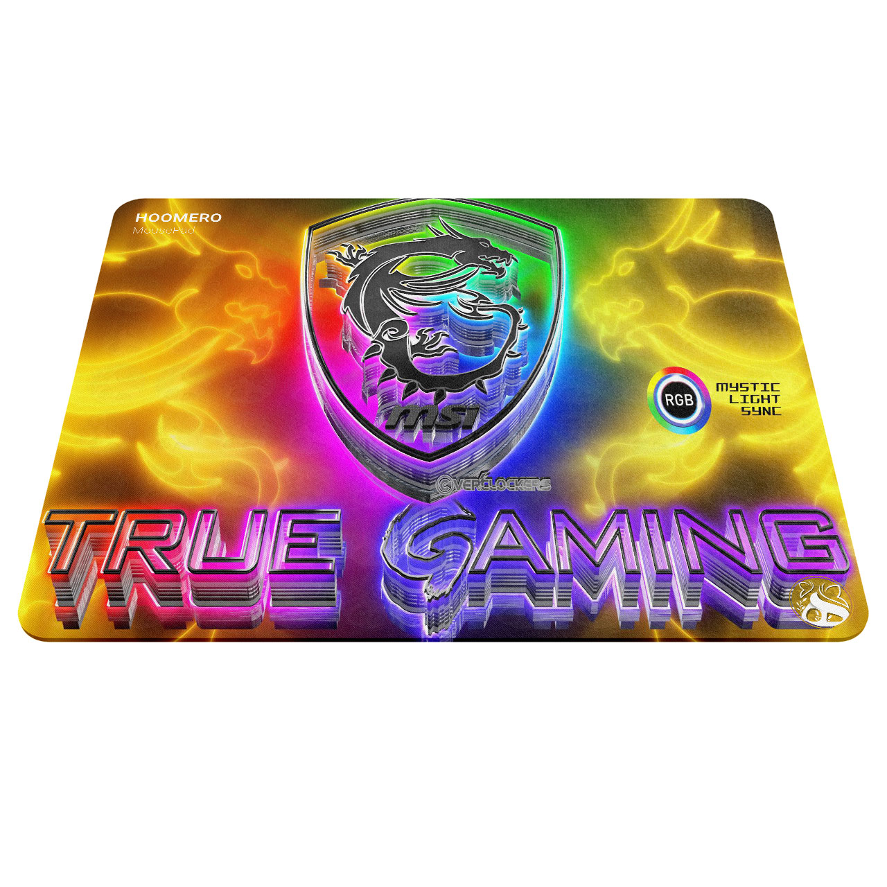 ماوس پد هومرو مدل A2698 طرح MSi gaming Computer hardware company
