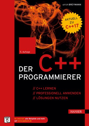 خرید و دانلود نسخه کامل کتاب Der C -Programmierer: C lernen – professionell anwenden – Lösungen nutzen. Aktuell zu C 17